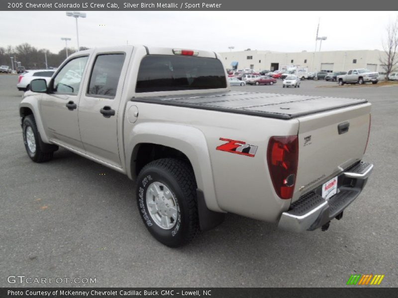 Silver Birch Metallic / Sport Pewter 2005 Chevrolet Colorado LS Crew Cab