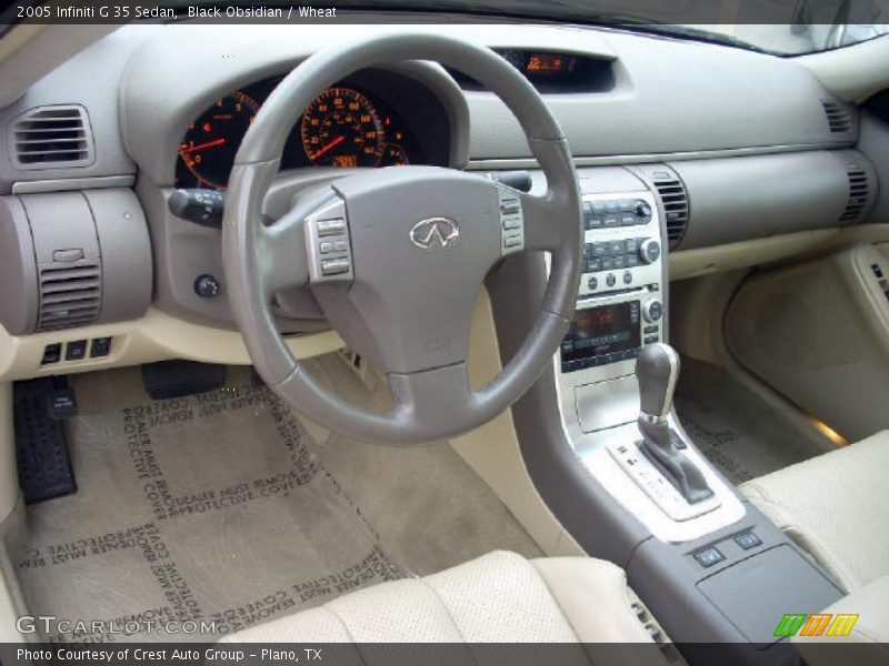 Black Obsidian / Wheat 2005 Infiniti G 35 Sedan