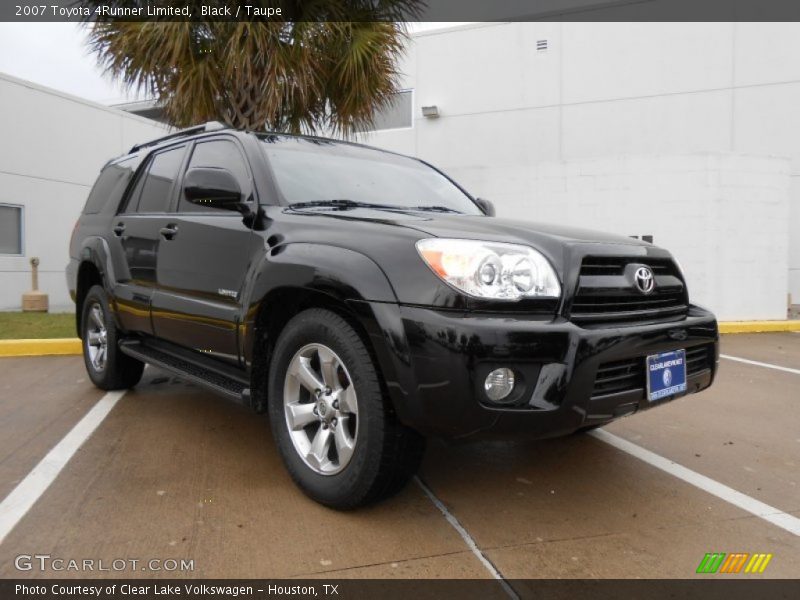 Black / Taupe 2007 Toyota 4Runner Limited