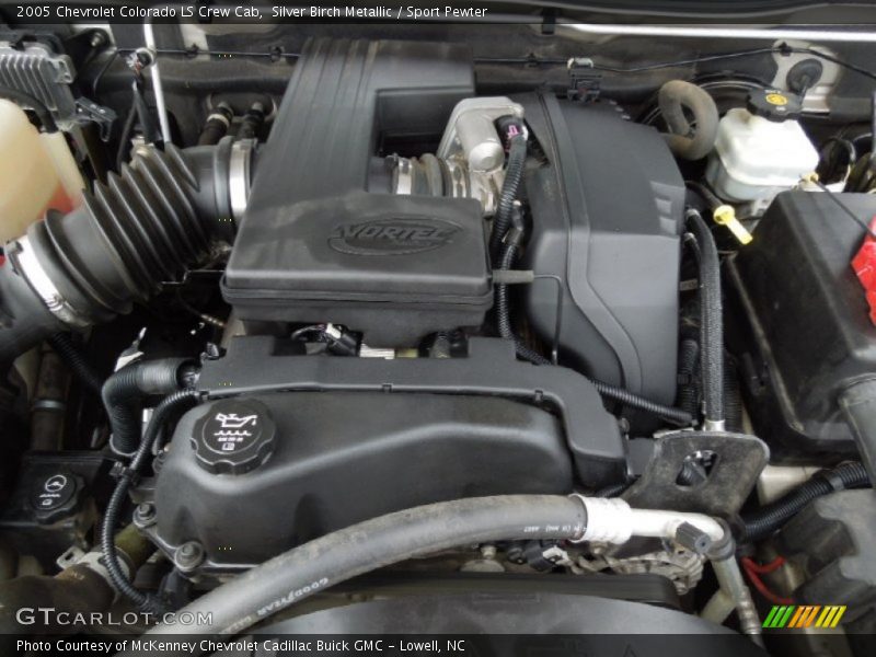 Silver Birch Metallic / Sport Pewter 2005 Chevrolet Colorado LS Crew Cab