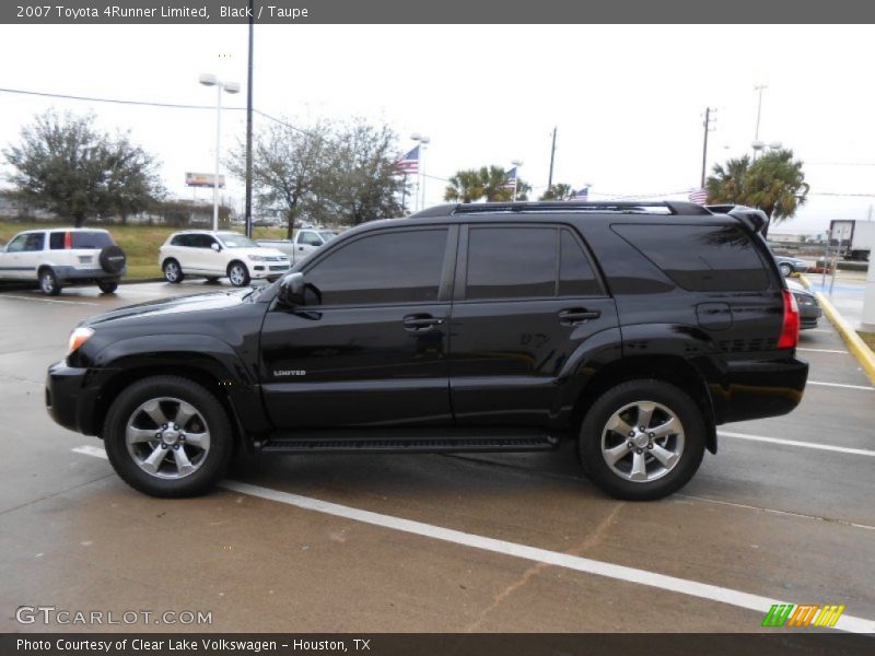 Black / Taupe 2007 Toyota 4Runner Limited