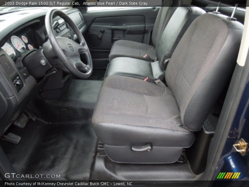 Atlantic Blue Pearl / Dark Slate Gray 2003 Dodge Ram 1500 SLT Regular Cab