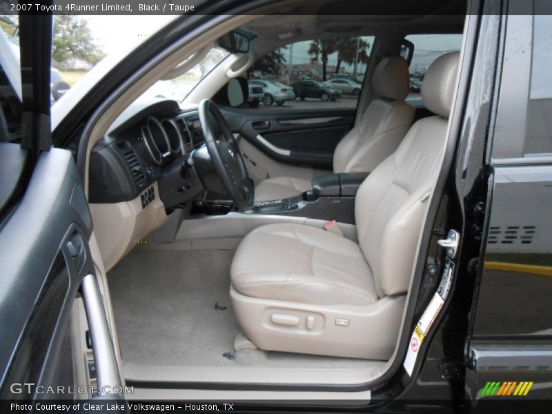 Black / Taupe 2007 Toyota 4Runner Limited