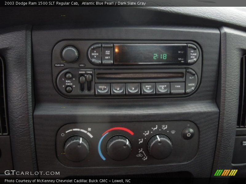 Atlantic Blue Pearl / Dark Slate Gray 2003 Dodge Ram 1500 SLT Regular Cab