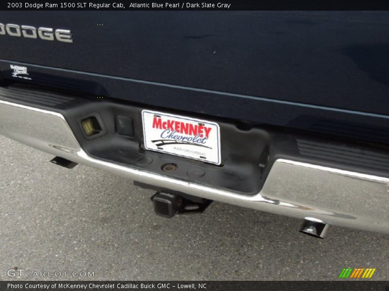 Atlantic Blue Pearl / Dark Slate Gray 2003 Dodge Ram 1500 SLT Regular Cab