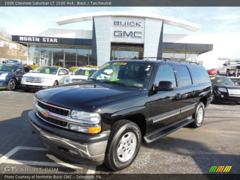 Black / Tan/Neutral 2006 Chevrolet Suburban LT 1500 4x4