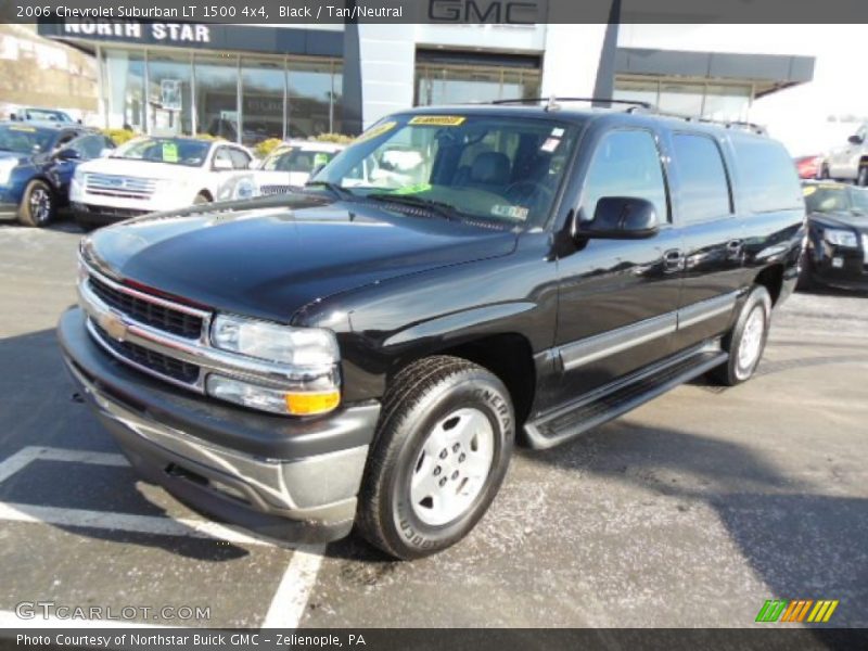 Black / Tan/Neutral 2006 Chevrolet Suburban LT 1500 4x4