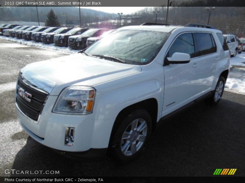 Summit White / Jet Black 2013 GMC Terrain SLE AWD