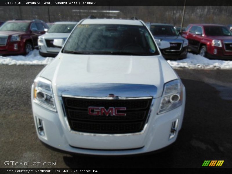 Summit White / Jet Black 2013 GMC Terrain SLE AWD