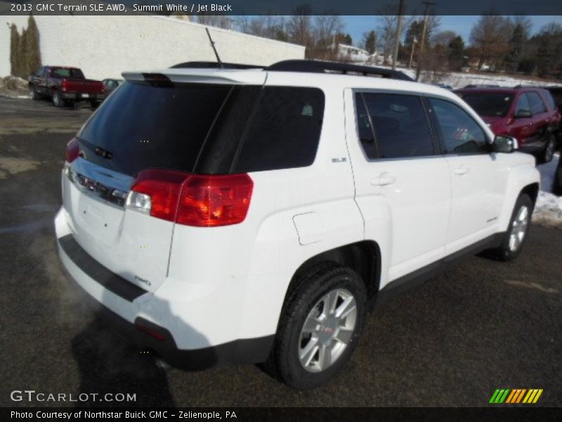 Summit White / Jet Black 2013 GMC Terrain SLE AWD