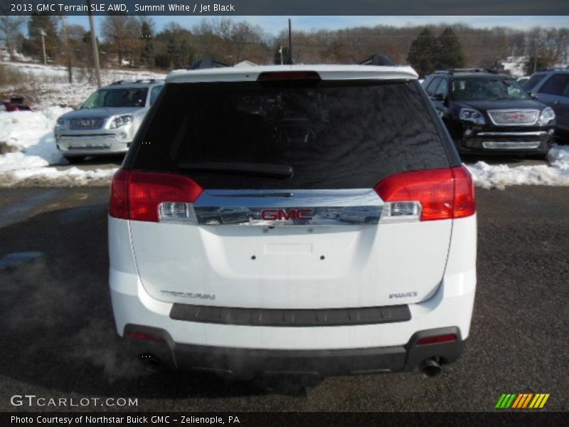 Summit White / Jet Black 2013 GMC Terrain SLE AWD