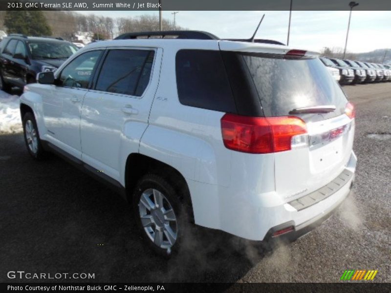 Summit White / Jet Black 2013 GMC Terrain SLE AWD