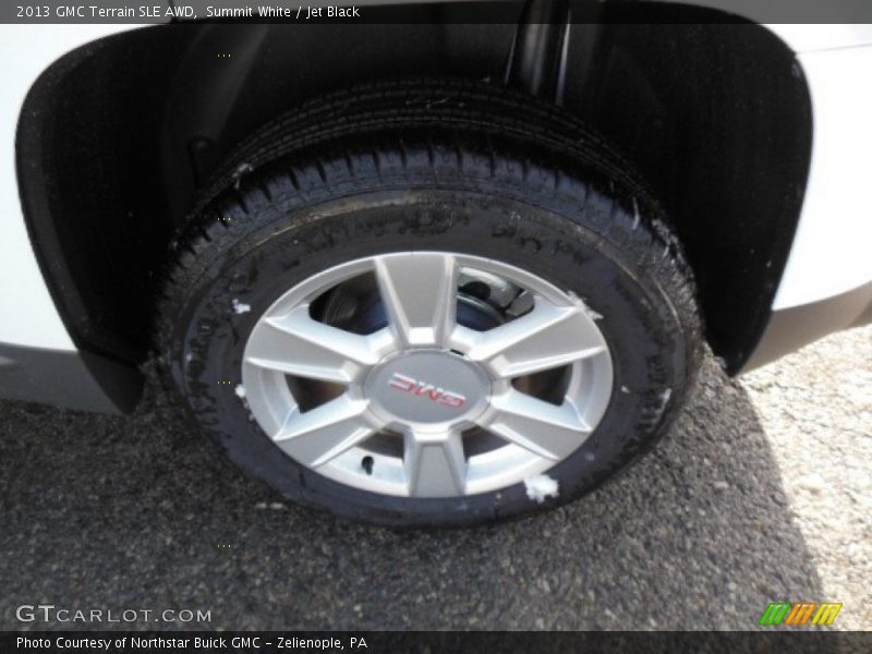 Summit White / Jet Black 2013 GMC Terrain SLE AWD