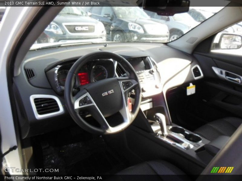 Summit White / Jet Black 2013 GMC Terrain SLE AWD