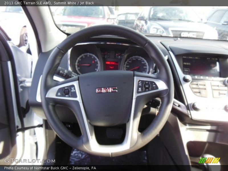 Summit White / Jet Black 2013 GMC Terrain SLE AWD