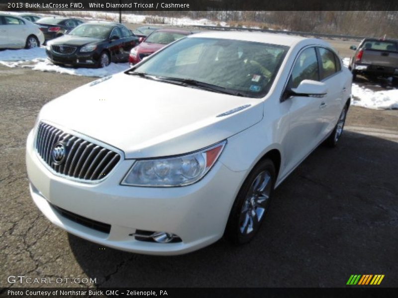 White Diamond Tricoat / Cashmere 2013 Buick LaCrosse FWD