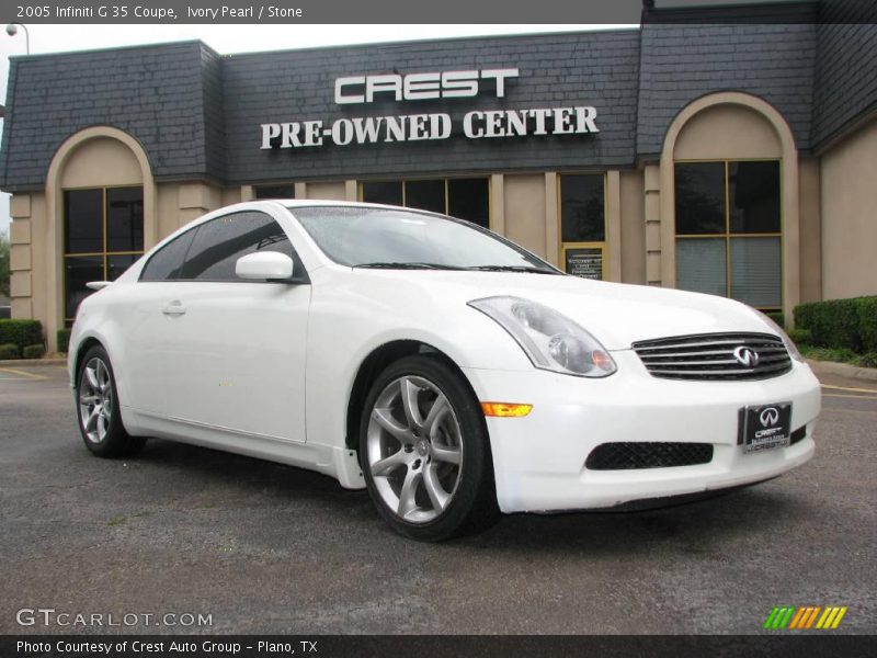 Ivory Pearl / Stone 2005 Infiniti G 35 Coupe