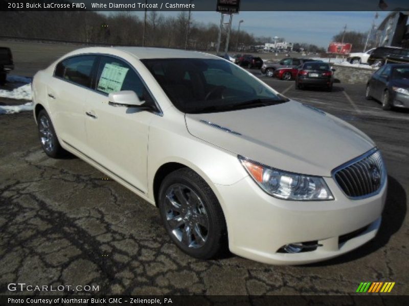 White Diamond Tricoat / Cashmere 2013 Buick LaCrosse FWD