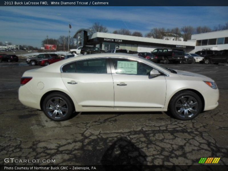 White Diamond Tricoat / Cashmere 2013 Buick LaCrosse FWD