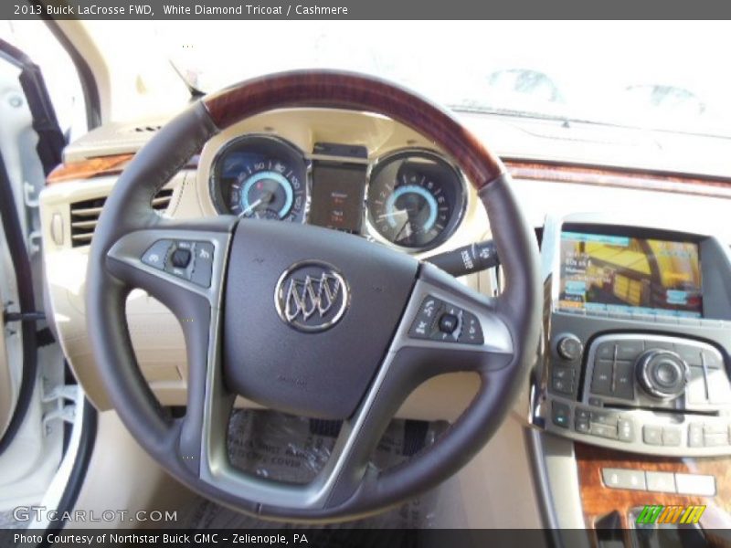 White Diamond Tricoat / Cashmere 2013 Buick LaCrosse FWD