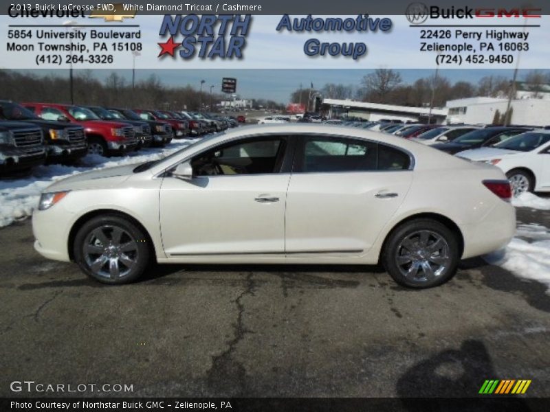 White Diamond Tricoat / Cashmere 2013 Buick LaCrosse FWD