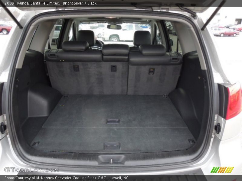 Bright Silver / Black 2009 Hyundai Santa Fe Limited