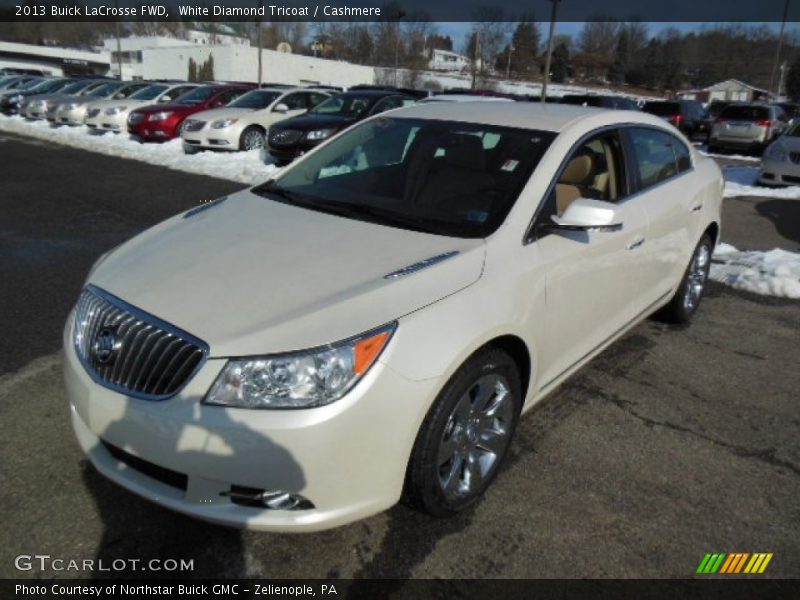White Diamond Tricoat / Cashmere 2013 Buick LaCrosse FWD