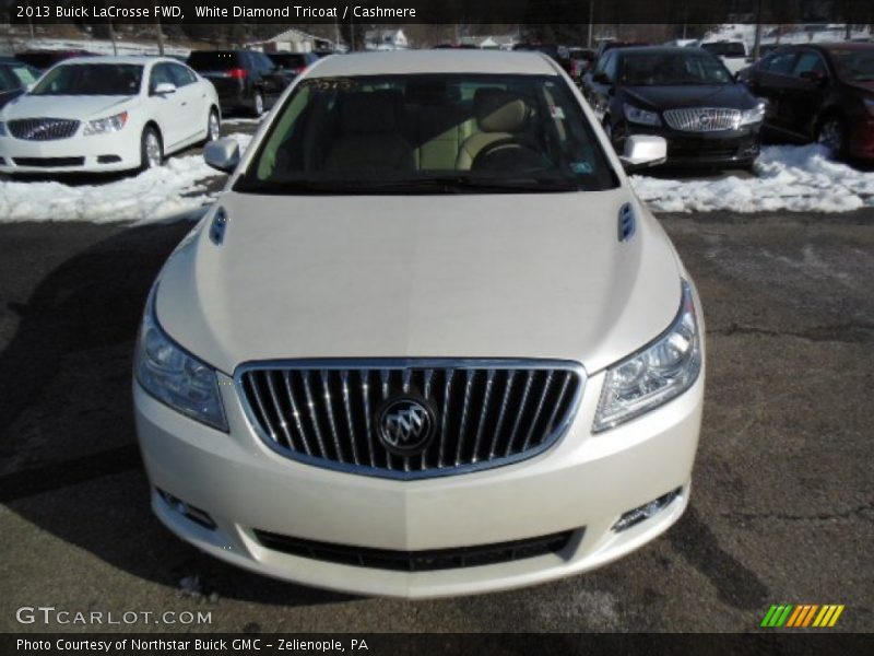 White Diamond Tricoat / Cashmere 2013 Buick LaCrosse FWD