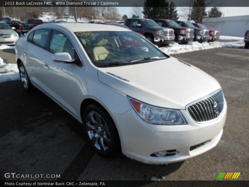White Diamond Tricoat / Cashmere 2013 Buick LaCrosse FWD