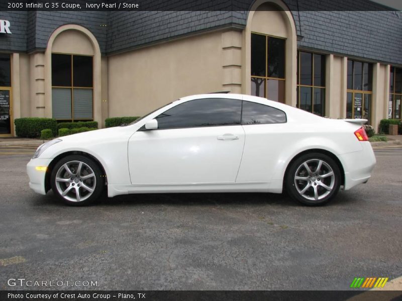 Ivory Pearl / Stone 2005 Infiniti G 35 Coupe