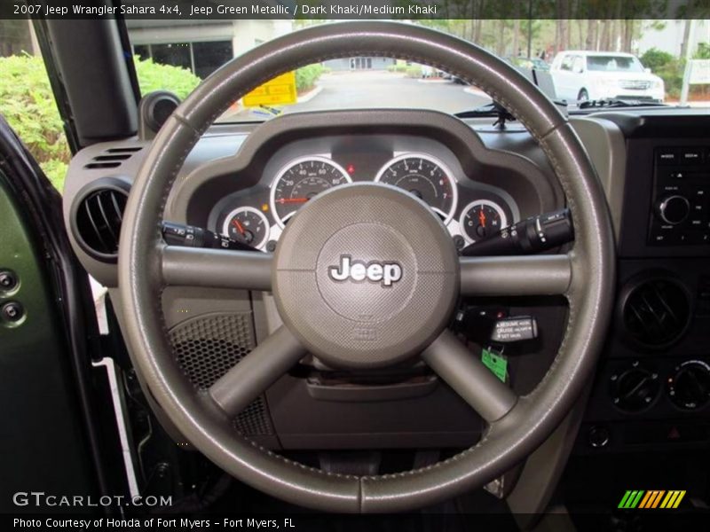 Jeep Green Metallic / Dark Khaki/Medium Khaki 2007 Jeep Wrangler Sahara 4x4