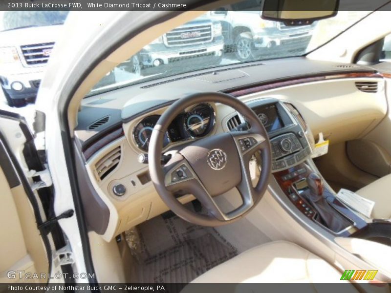 White Diamond Tricoat / Cashmere 2013 Buick LaCrosse FWD
