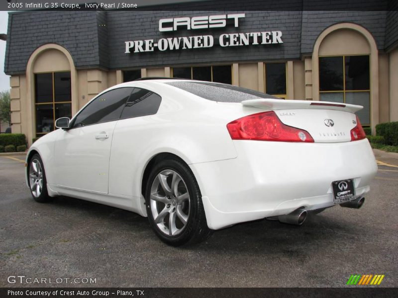 Ivory Pearl / Stone 2005 Infiniti G 35 Coupe