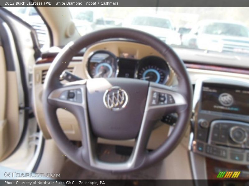 White Diamond Tricoat / Cashmere 2013 Buick LaCrosse FWD