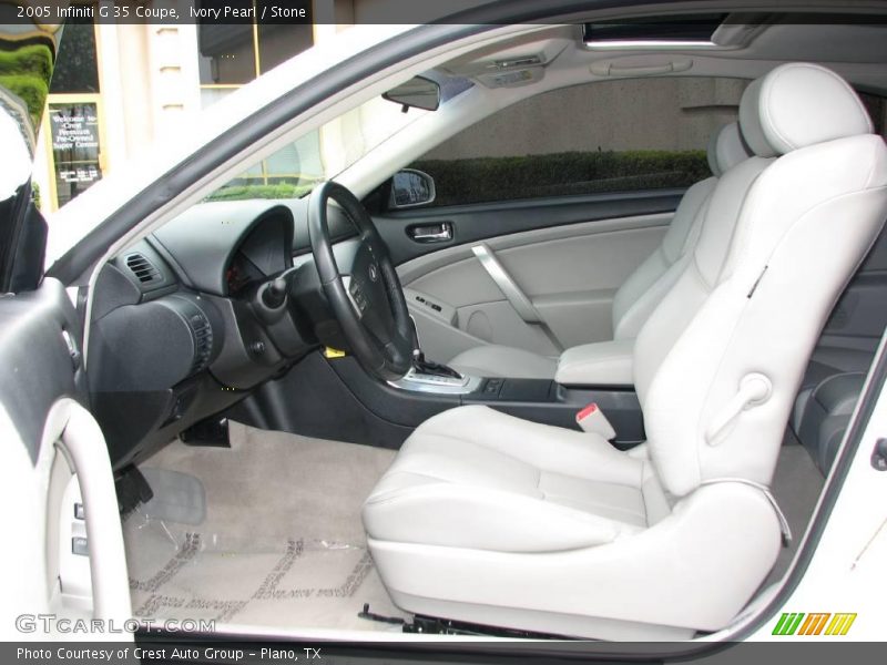 Ivory Pearl / Stone 2005 Infiniti G 35 Coupe