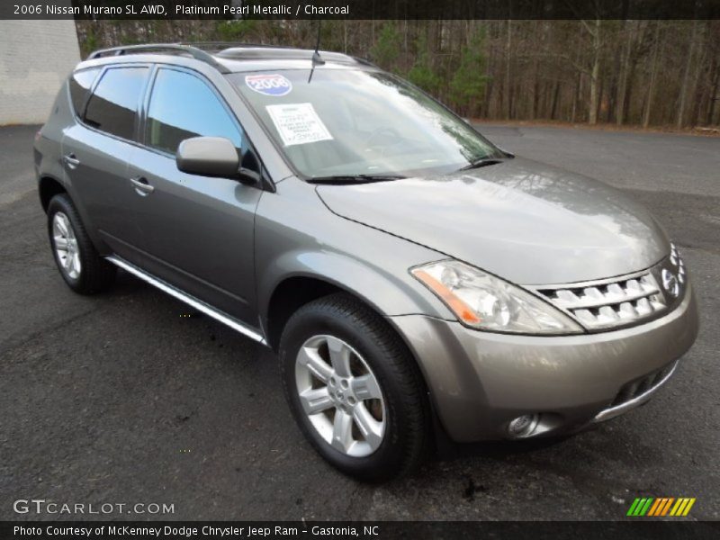 Platinum Pearl Metallic / Charcoal 2006 Nissan Murano SL AWD