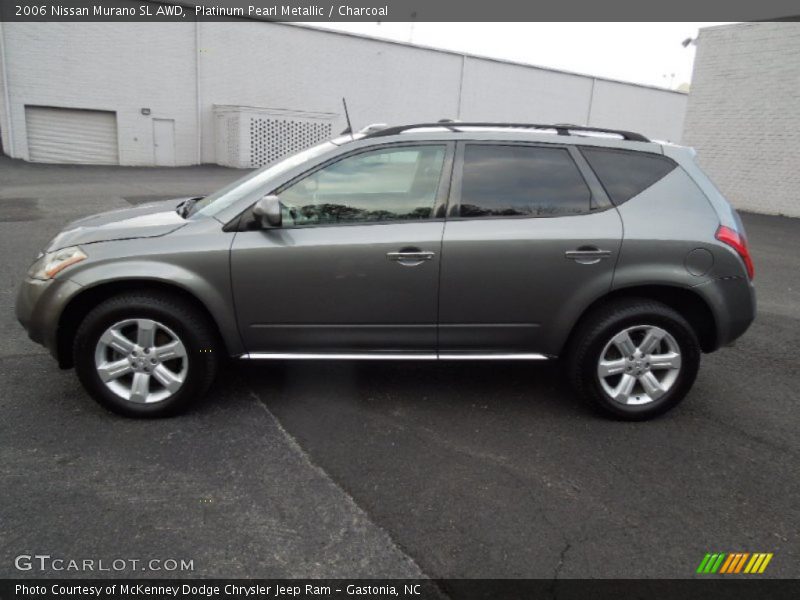 Platinum Pearl Metallic / Charcoal 2006 Nissan Murano SL AWD