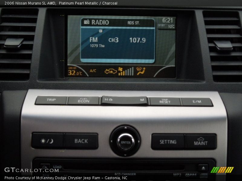 Platinum Pearl Metallic / Charcoal 2006 Nissan Murano SL AWD