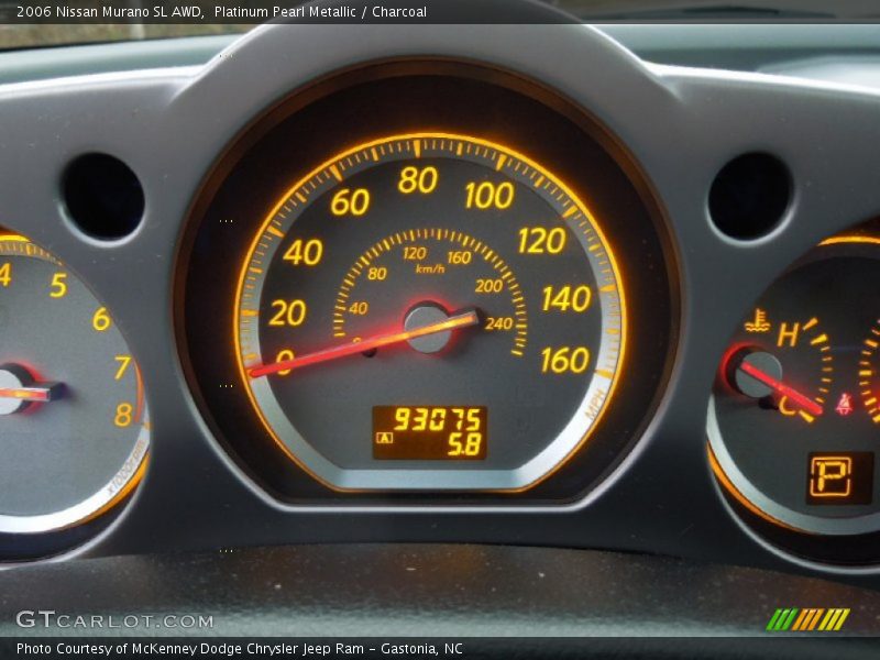 Platinum Pearl Metallic / Charcoal 2006 Nissan Murano SL AWD