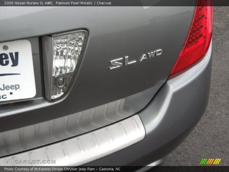 Platinum Pearl Metallic / Charcoal 2006 Nissan Murano SL AWD