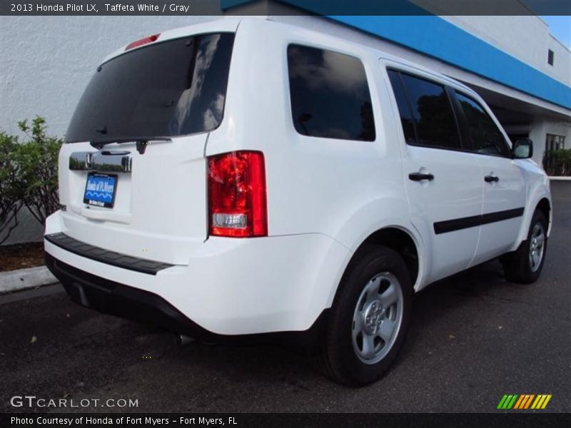Taffeta White / Gray 2013 Honda Pilot LX