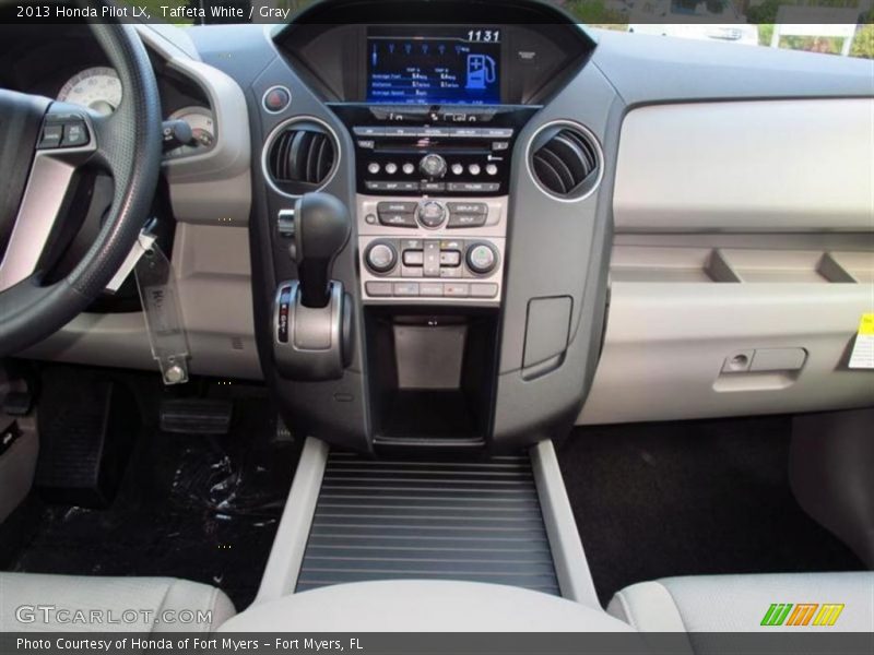 Taffeta White / Gray 2013 Honda Pilot LX