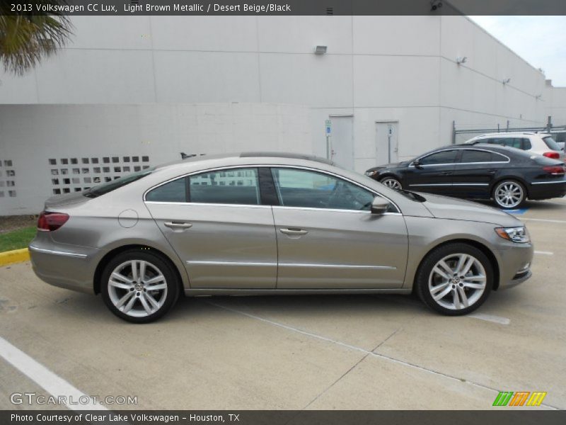 Light Brown Metallic / Desert Beige/Black 2013 Volkswagen CC Lux