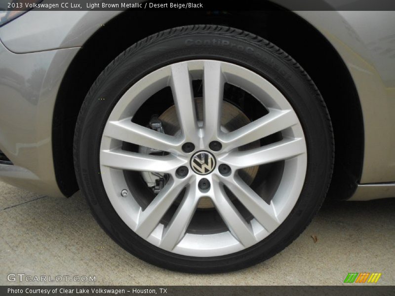 Light Brown Metallic / Desert Beige/Black 2013 Volkswagen CC Lux
