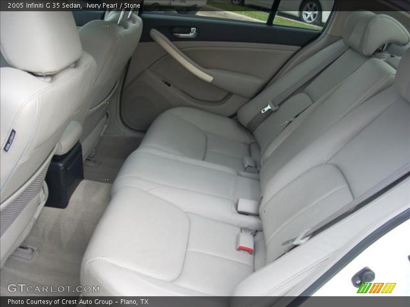 Ivory Pearl / Stone 2005 Infiniti G 35 Sedan