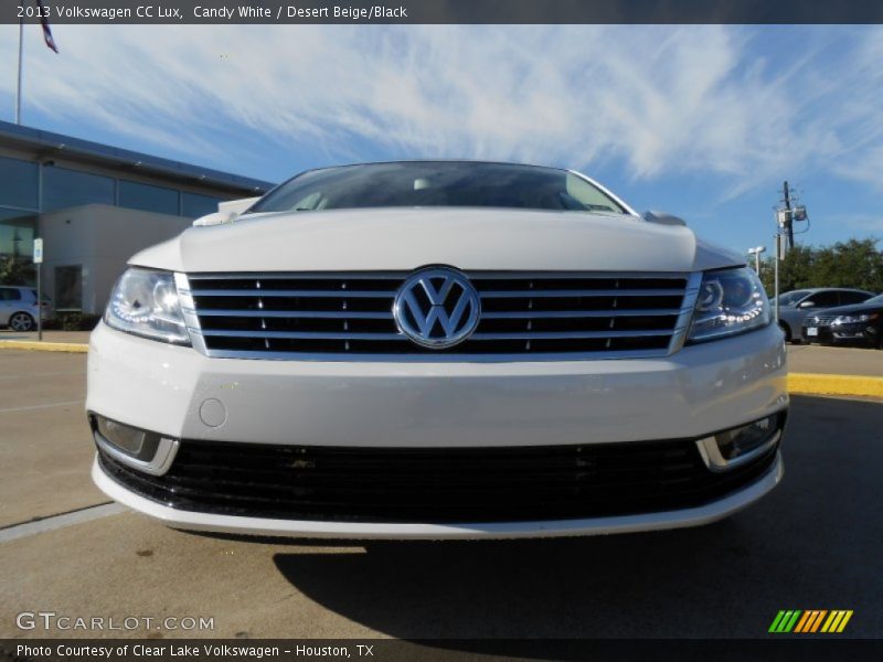 Candy White / Desert Beige/Black 2013 Volkswagen CC Lux