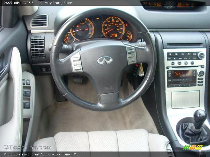 Ivory Pearl / Stone 2005 Infiniti G 35 Sedan