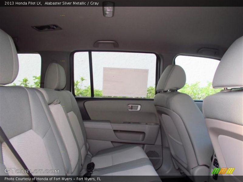 Alabaster Silver Metallic / Gray 2013 Honda Pilot LX