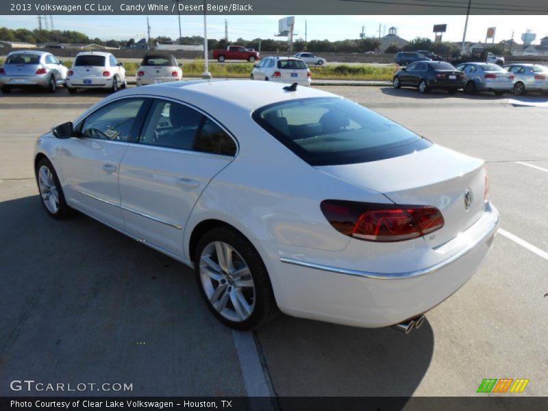 Candy White / Desert Beige/Black 2013 Volkswagen CC Lux
