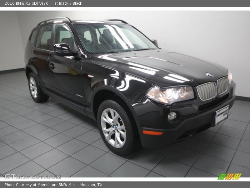 Jet Black / Black 2010 BMW X3 xDrive30i